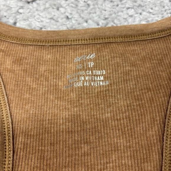 Aerie Top Womens Extra Small Tank Casual Basic Layering Under Shirt Loungewear - Picture 2 of 3